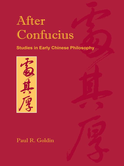 Title details for After Confucius by Paul R. Goldin - Available